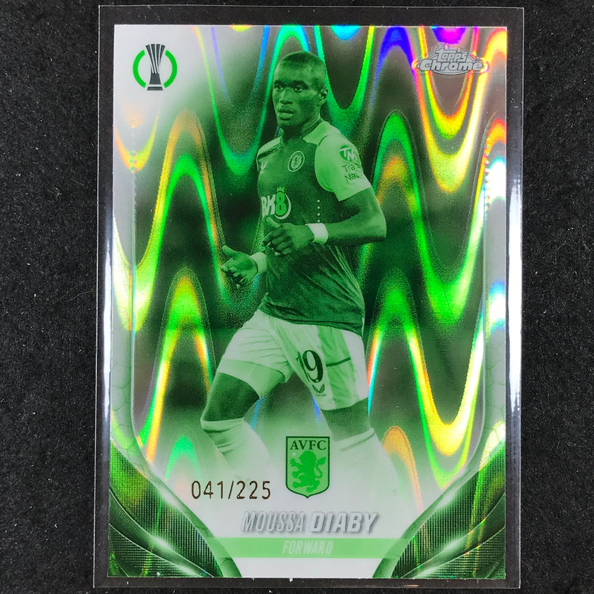 2023-24 Topps Chrome UEFA Club Comp MOUSSA DIABY Night Vision Ray Wave 41/225