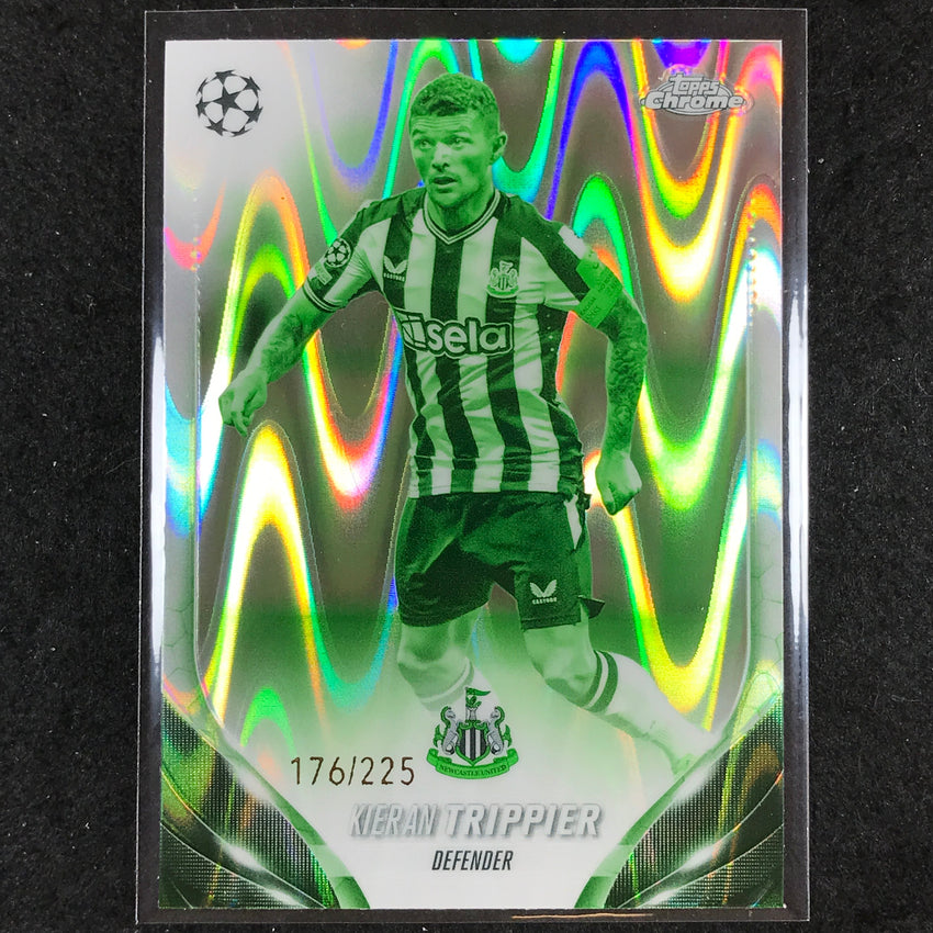 2023-24 Topps Chrome UEFA Club Comp KIERAN TRIPPIER Night Vision Wave 176/225
