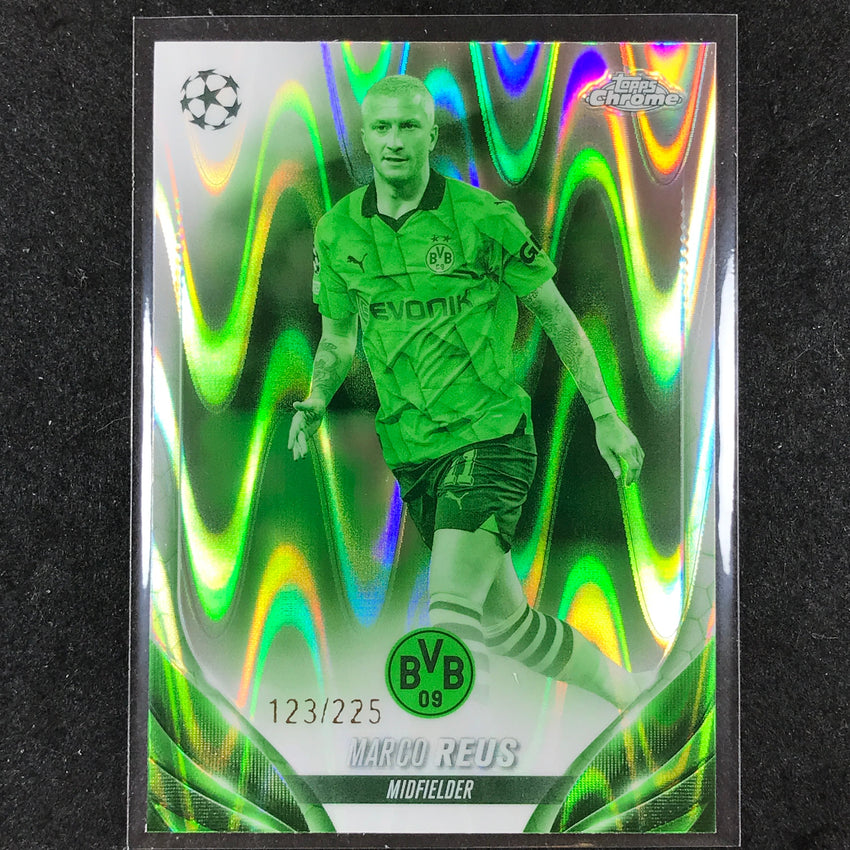 2023-24 Topps Chrome UEFA Club Comp MARCO REUS Night Vision Ray Wave 123/225