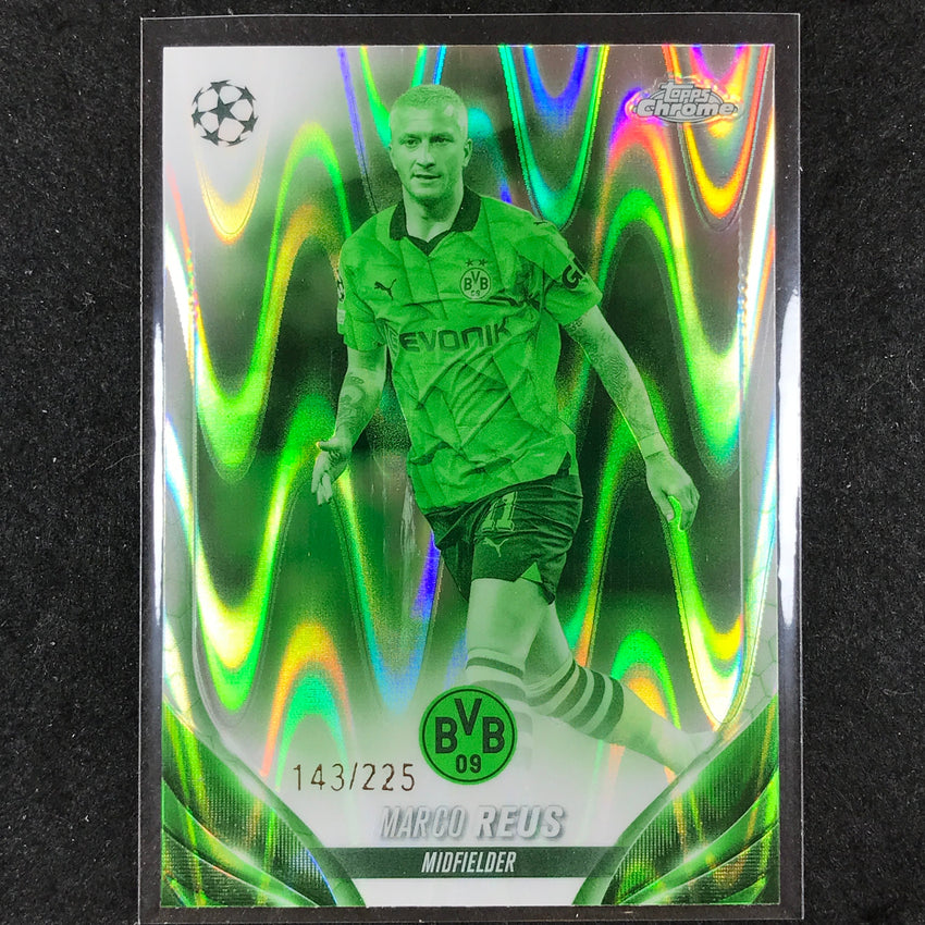 2023-24 Topps Chrome UEFA Club Comp MARCO REUS Night Vision Ray Wave 143/225