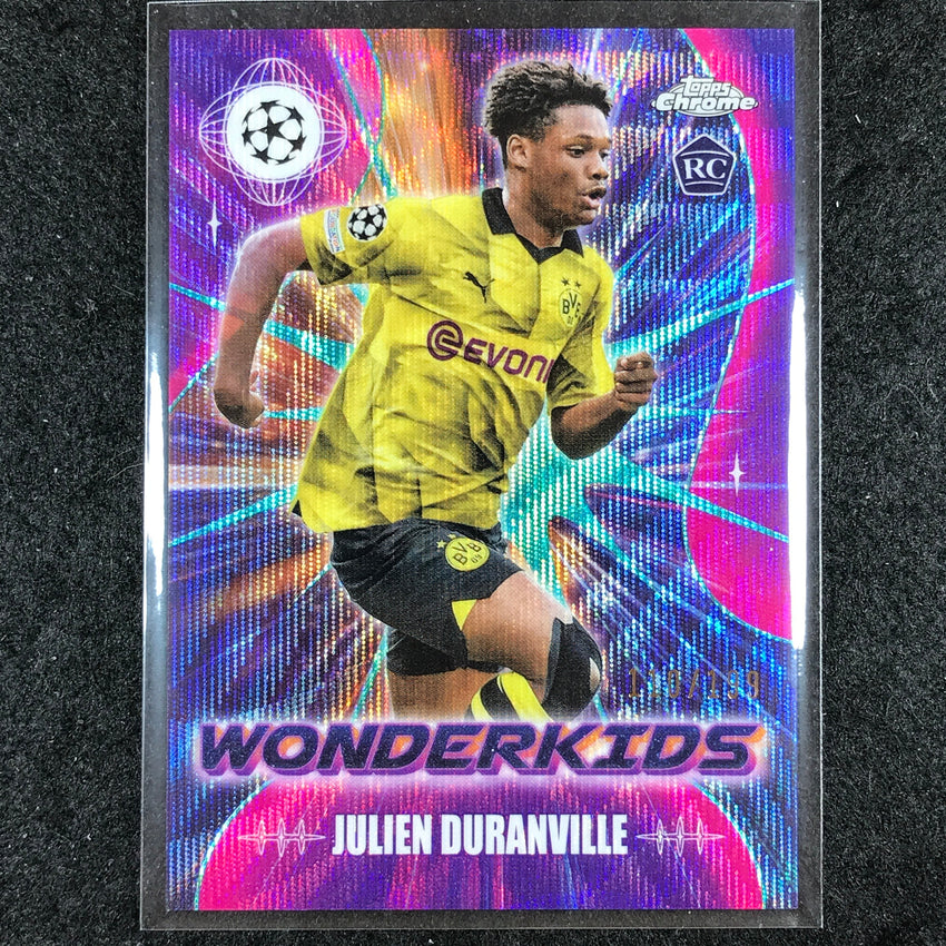 2023-24 Topps Chrome UEFA Club Comp JULIEN DURANVILLE Wonderkids Rookie 110/199