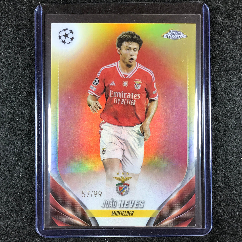 2023-24 Topps Chrome UEFA Club Comp JOAO NEVES Base Color Match 57/99 #146
