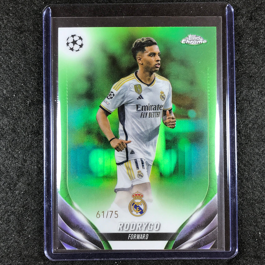 2023-24 Topps Chrome UEFA Club Comp RODRYGO Base Green 61/75 #168