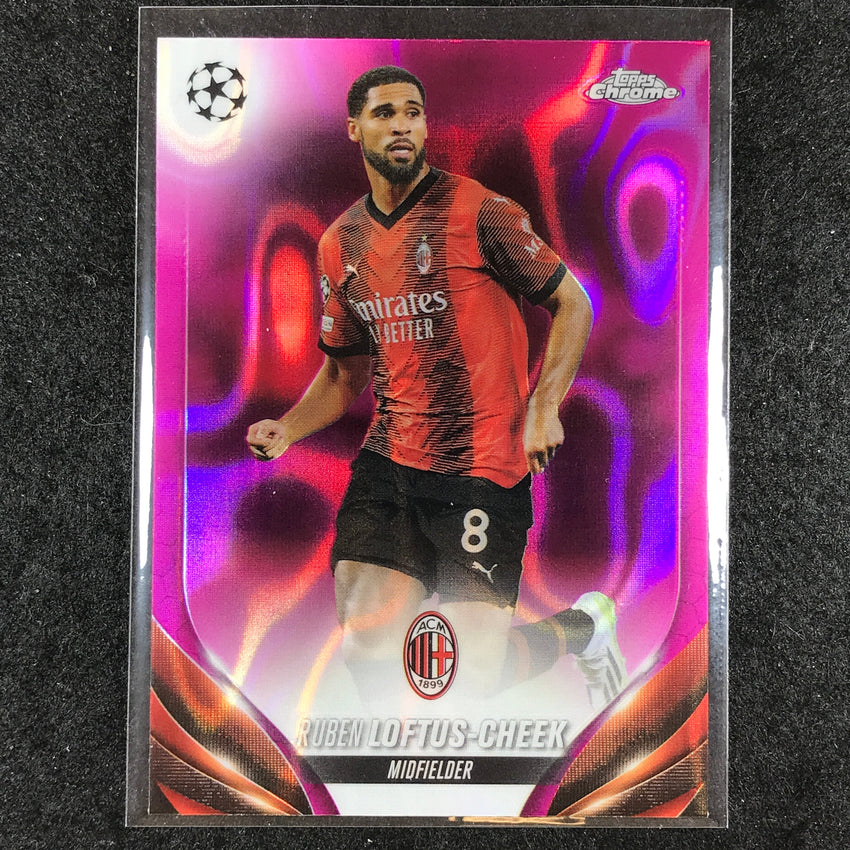 2023-24 Topps Chrome UEFA Club Comp RUBEN LOFTUS-CHEEK Base Pink Lava #65