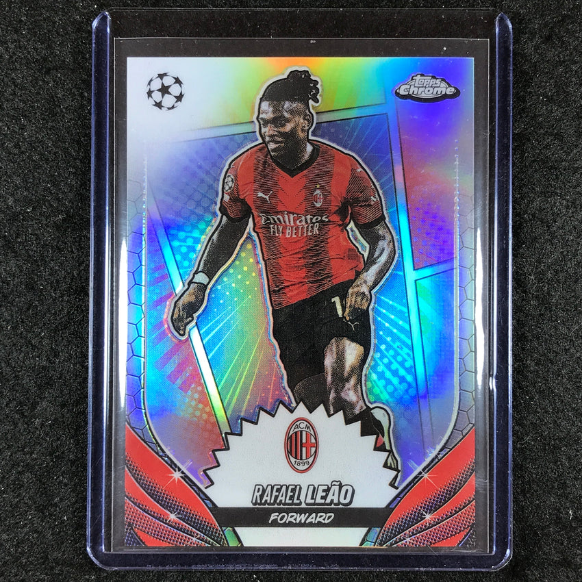 2023-24 Topps Chrome UEFA Club Comp RAFAEL LEAO Hero Variation SSP #13