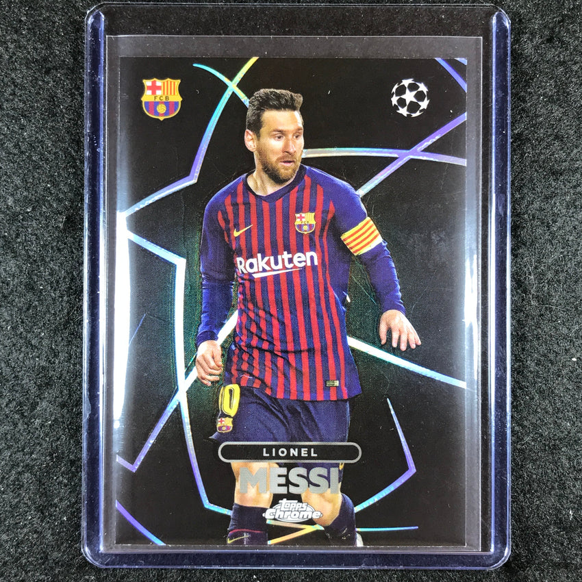 2023-24 Topps Chrome UEFA Club Comp LIONEL MESSI Shadow Etch SSP #4