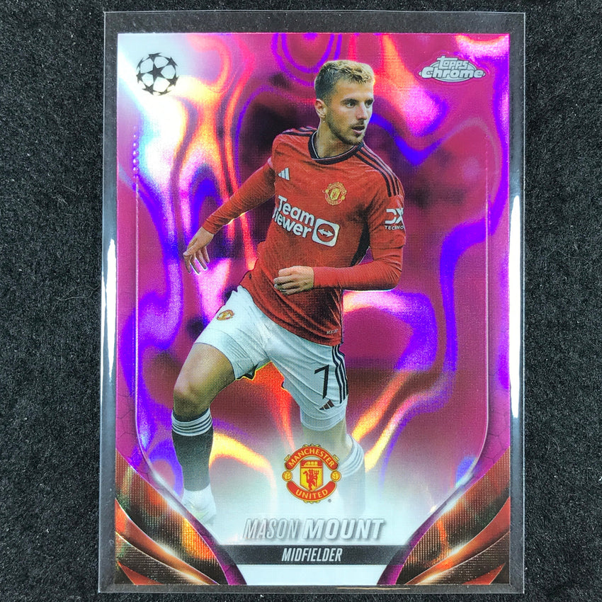 2023-24 Topps Chrome UEFA Club Comp MASON MOUNT Base Pink Lava #151