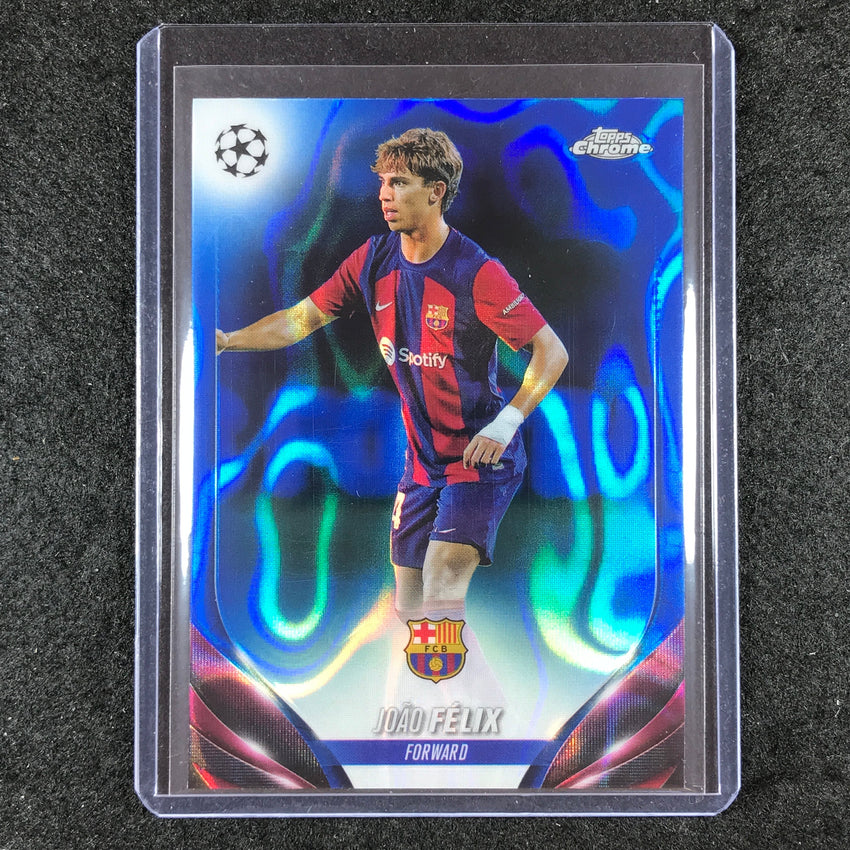 2023-24 Topps Chrome UEFA Club Comp JOAO FELIX Base Blue Lava #71