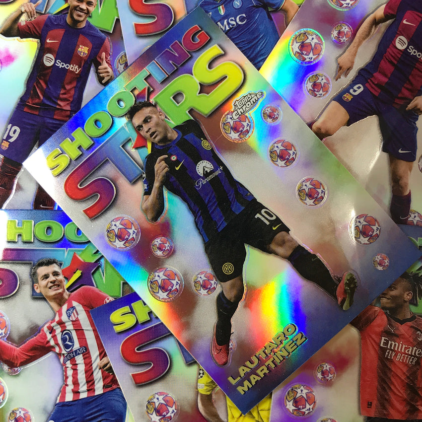 2023-24 Topps Chrome UEFA Club Comp ROBERT LEWANDOWSKI 1998 Shooting Stars #4