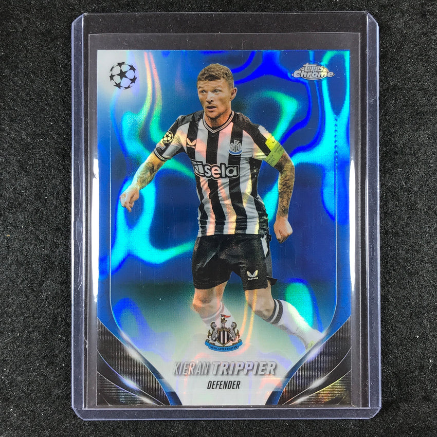 2023-24 Topps Chrome UEFA Club Comp KIERAN TRIPPIER Base Blue Lava #126
