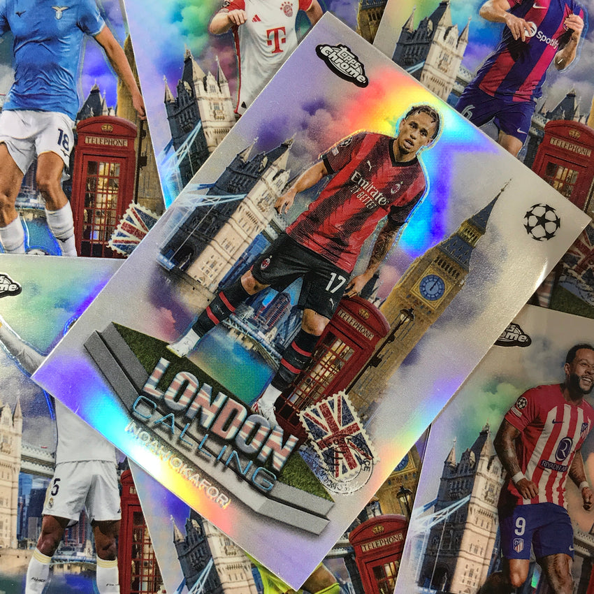 2023-24 Topps Chrome UEFA Club Comp ALEJANDRO GARNACHO London Calling Base #9