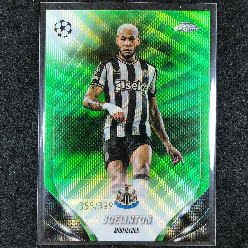 2023-24 Topps Chrome UEFA Club Comp JOELINTON Base Neon Green Wave 355/399 #60