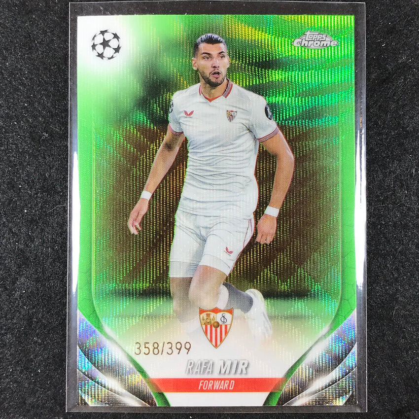 2023-24 Topps Chrome UEFA Club Comp RAFA MIR Base Neon Green Wave 358/399 #62