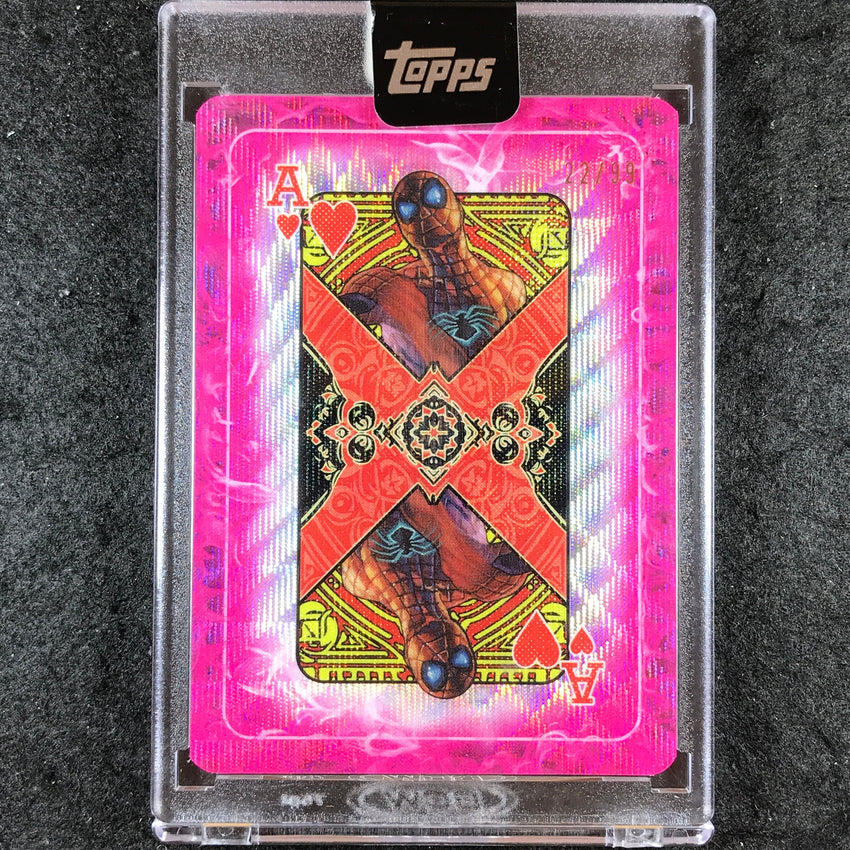 2025 Marvel Mint SPIDER-MAN Gambit's Deck Chrome Playing Card 22/99 #H-A