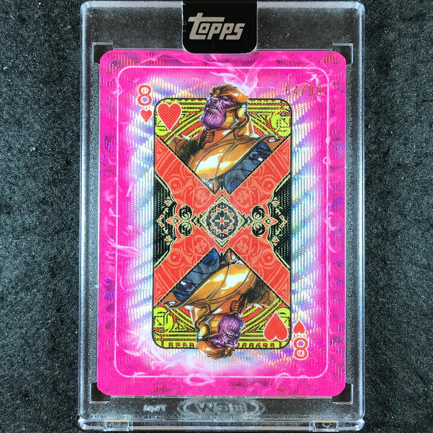 2025 Marvel Mint THANOS Gambit's Deck Chrome Playing Card 64/99 #H-8