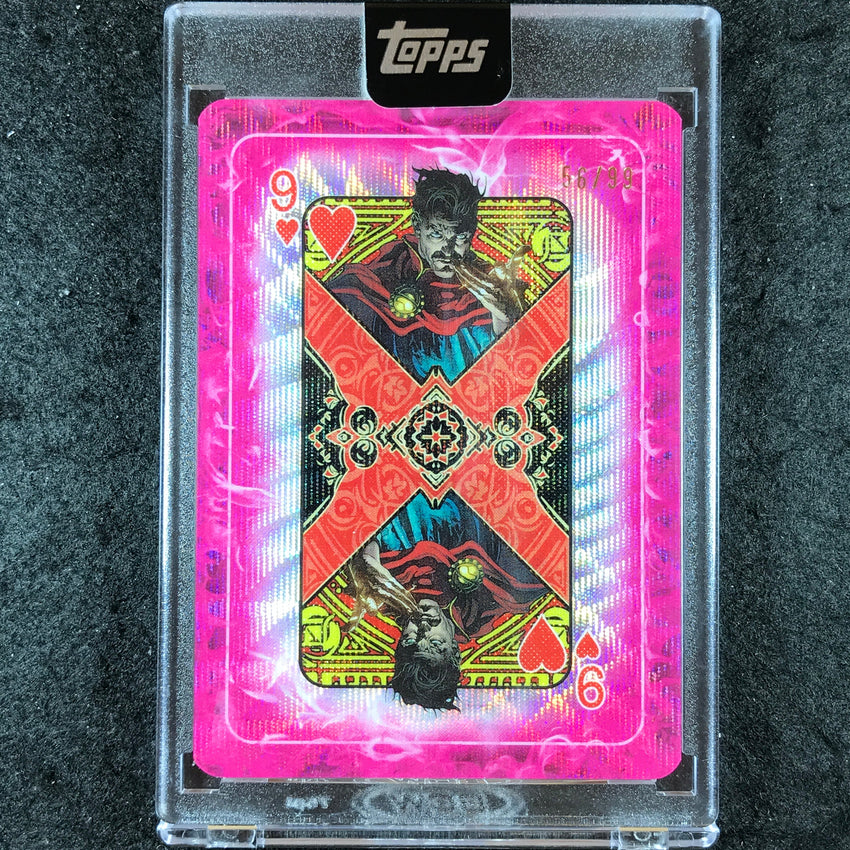 2025 Marvel Mint DOCTOR STRANGE Gambit's Deck Chrome Playing Card 56/99 #H-9