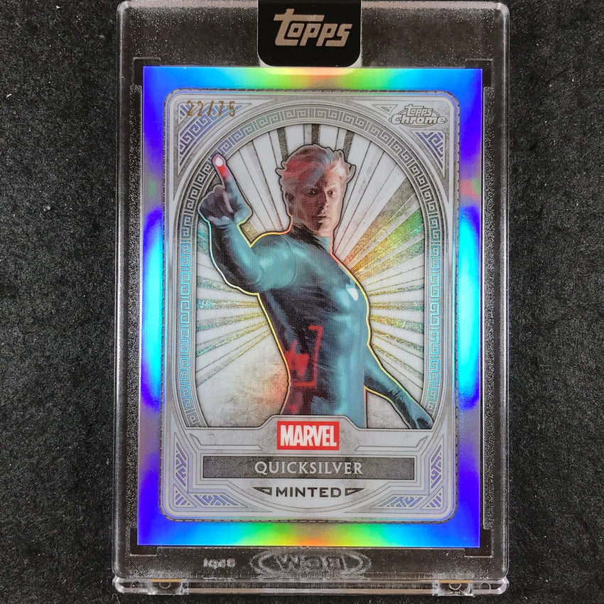 2025 Marvel Mint QUICKSILVER Chrome Variation Silver 22/75 #52
