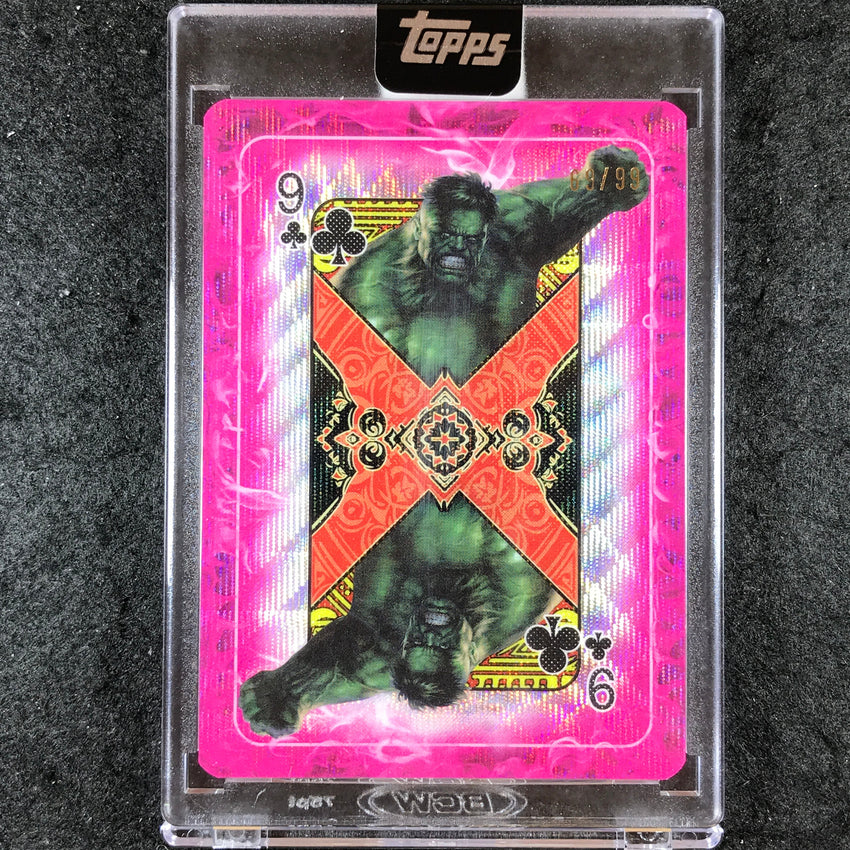 2025 Marvel Mint HULK Gambit's Deck Chrome Playing Card 69/99 #C-9