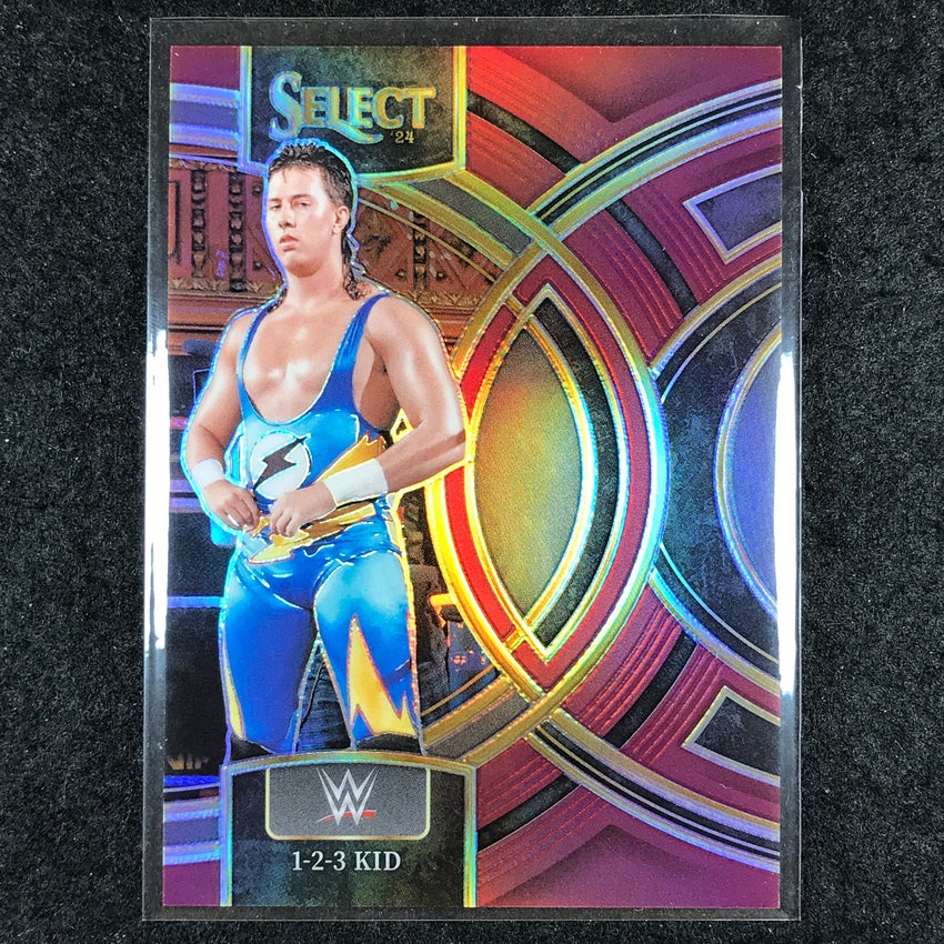 2024 Select WWE 1-2-3 KID Premier Level Maroon 67/149 #111