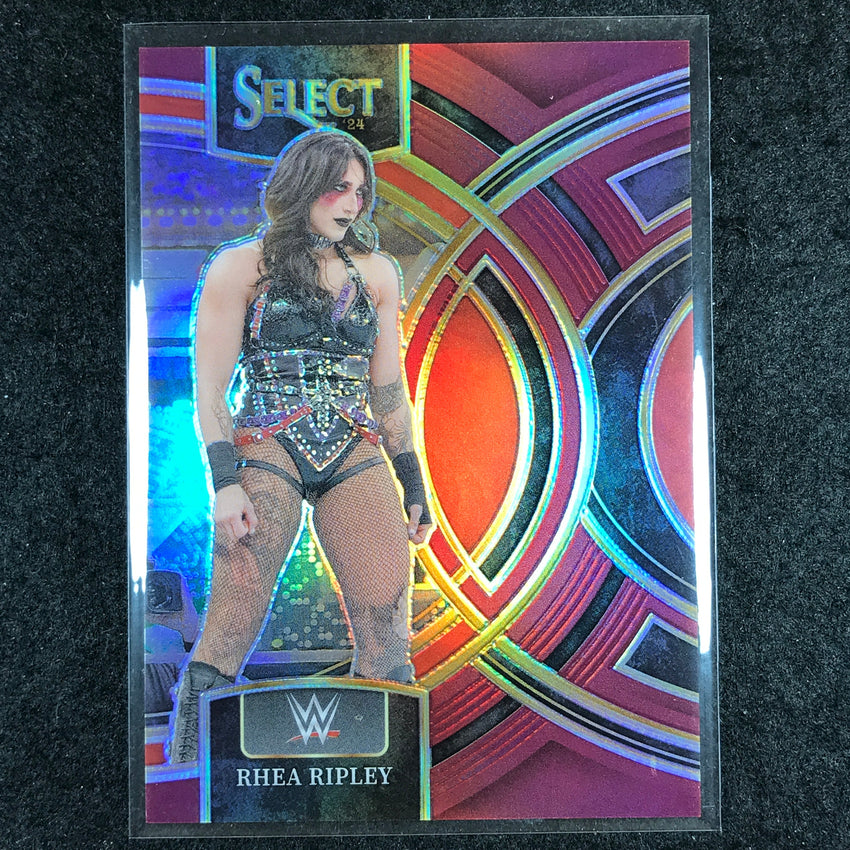 2024 Select WWE RHEA RIPLEY Premier Level Maroon 59/149 #114