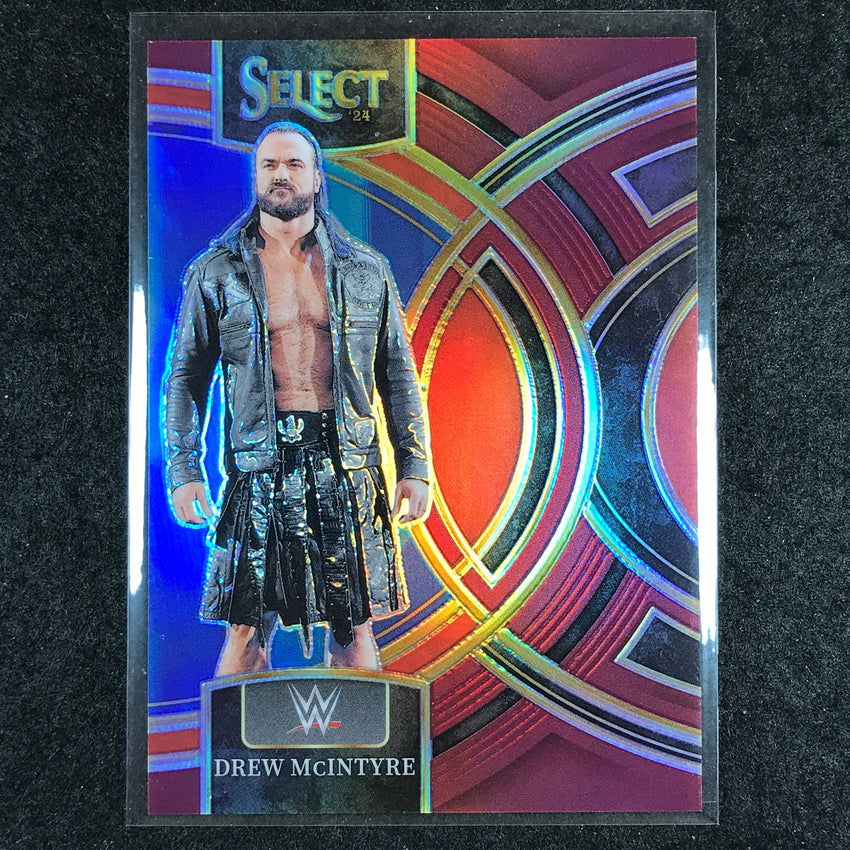 2024 Select WWE DREW MCINTYRE Premier Level Maroon 42/149 #137