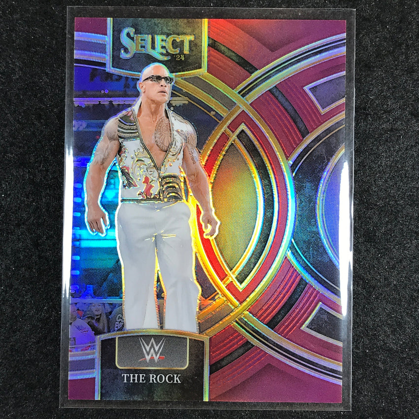 2024 Select WWE THE ROCK Premier Level Maroon 84/149 #176