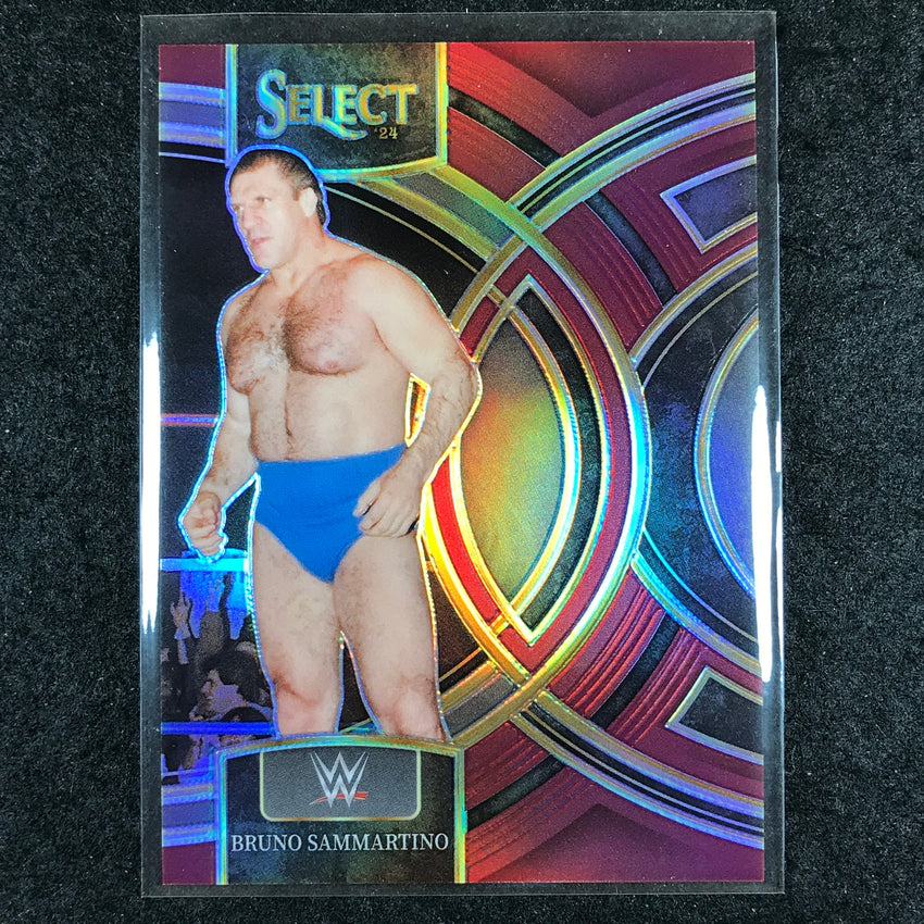 2024 Select WWE BRUNO SAMMARTINO Premier Level Maroon 132/149 #183
