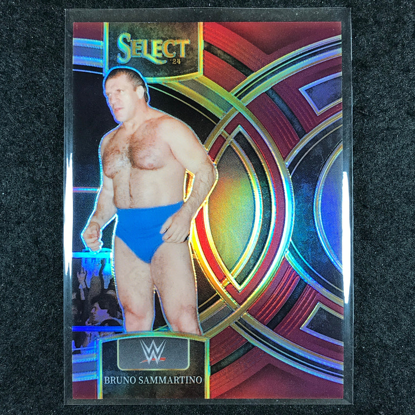 2024 Select WWE BRUNO SAMMARTINO Premier Level Maroon 135/149 #183