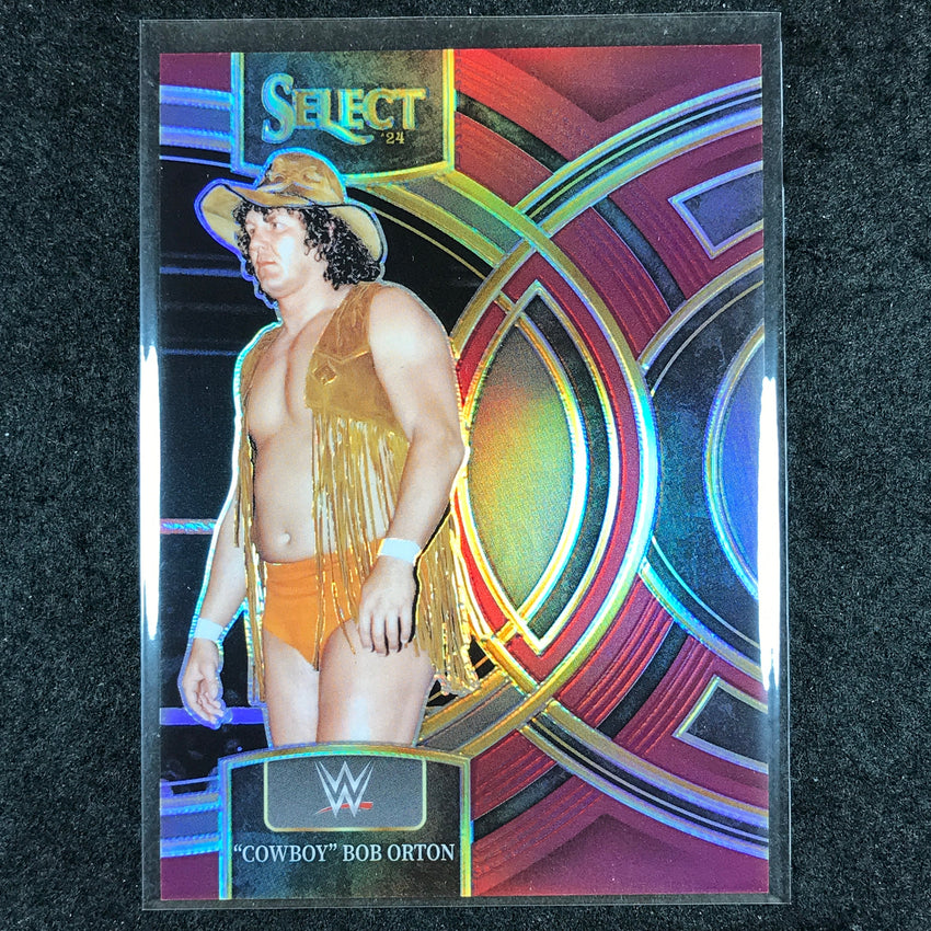 2024 Select WWE "COWBOY" BOB ORTON Premier Level Maroon 146/149 #185
