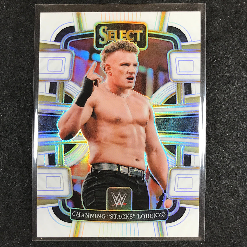 2024 Select WWE CHANNING "STACKS" LORENZO Concourse White 18/125 #77