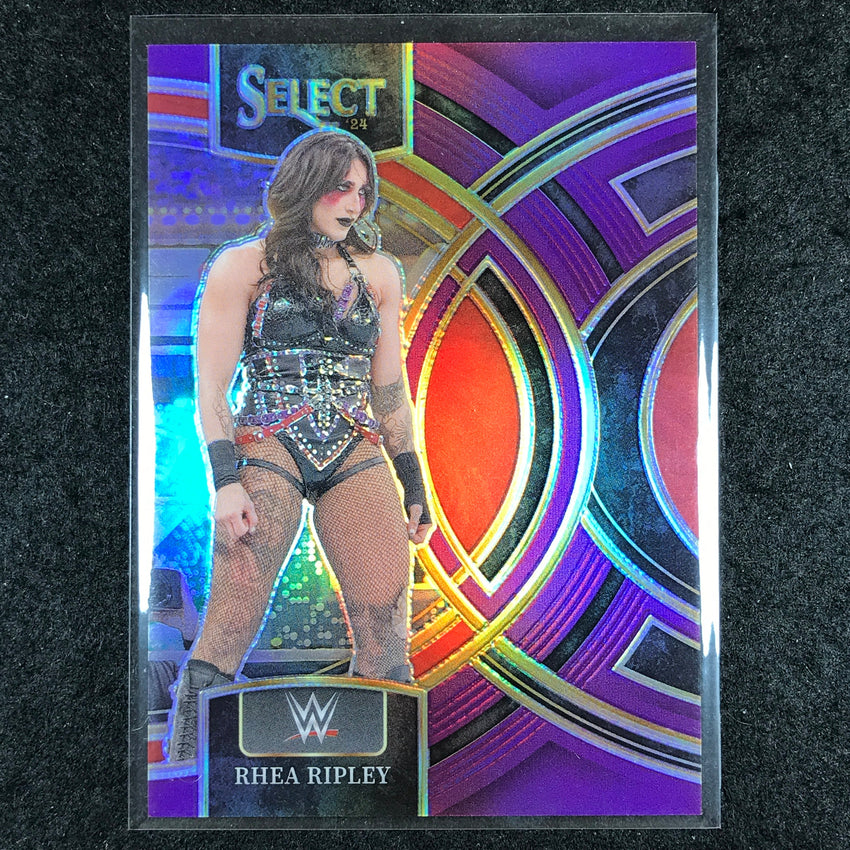2024 Select WWE RHEA RIPLEY Premier Level Purple 44/99 #114