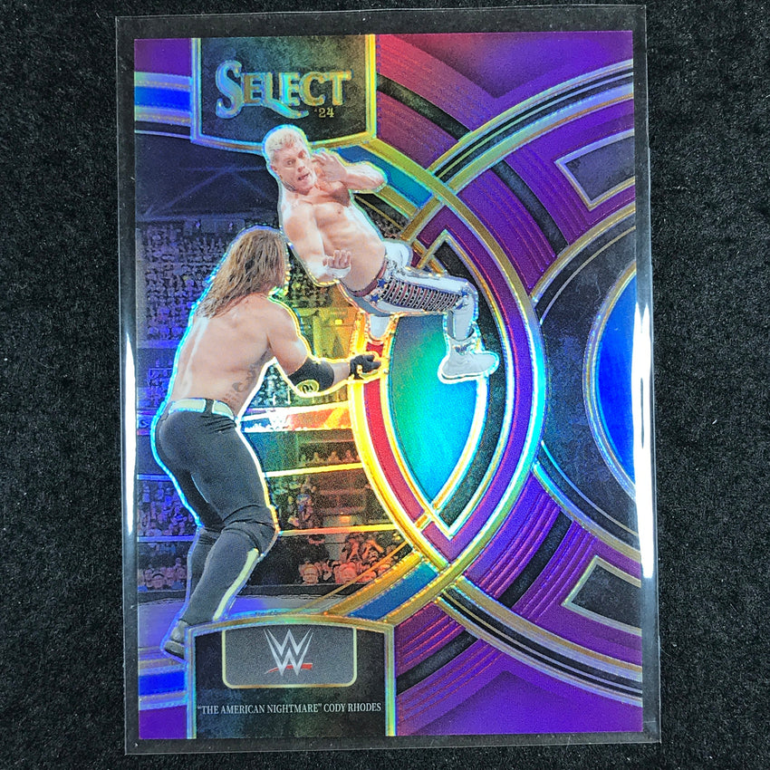 2024 Select WWE "THE AMERICAN NIGHTMARE" CODY RHODES Premier Level Purple 35/99