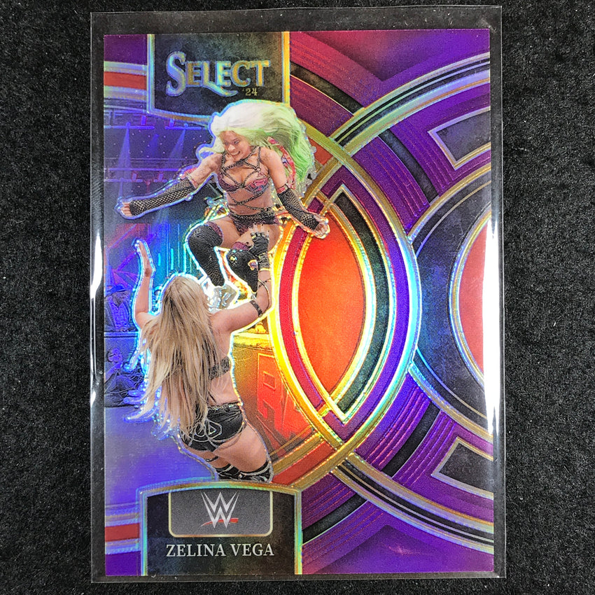 2024 Select WWE ZELINA VEGA Premier Level Purple 86/99 #198