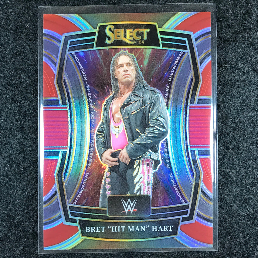 2024 Select WWE BRET "HIT MAN" HART Phenomenon Red 20/99 #23