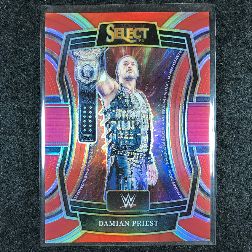 2024 Select WWE DAMIAN PRIEST Phenomenon Red 49/99 #25