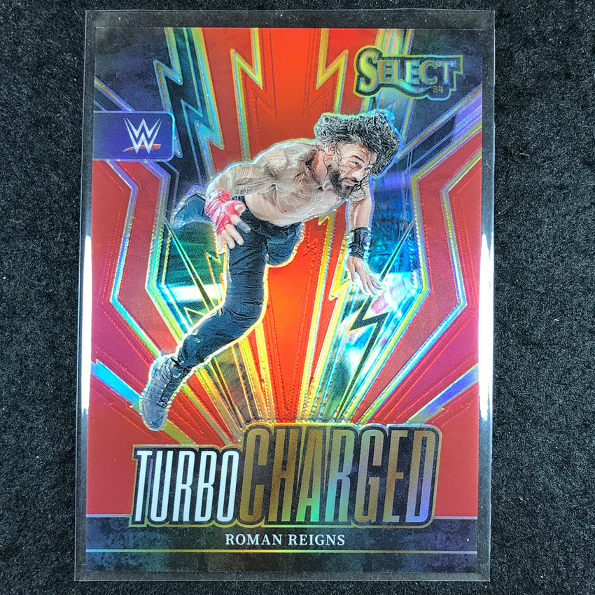 2024 Select WWE ROMAN REIGNS Turbo Charged Red 25/99 #2