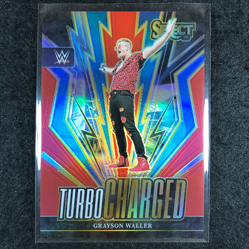 2024 Select WWE GRAYSON WALLER Turbo Charged Red 96/99 #25