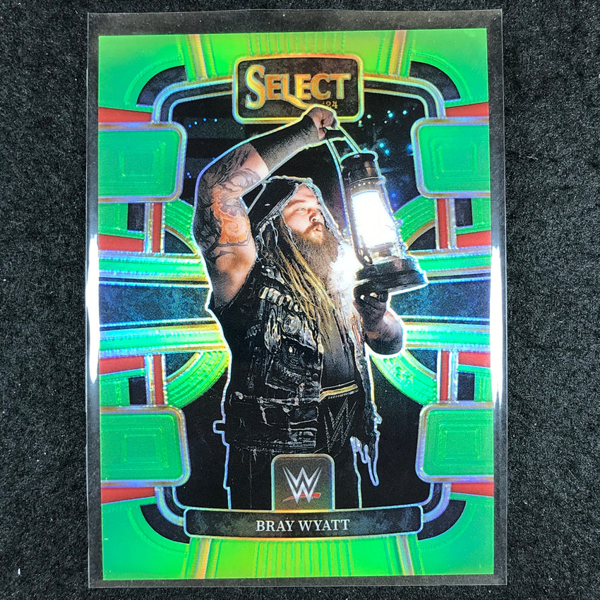 2024 Select WWE BRAY WYATT Concourse Neon Green 26/75 #49