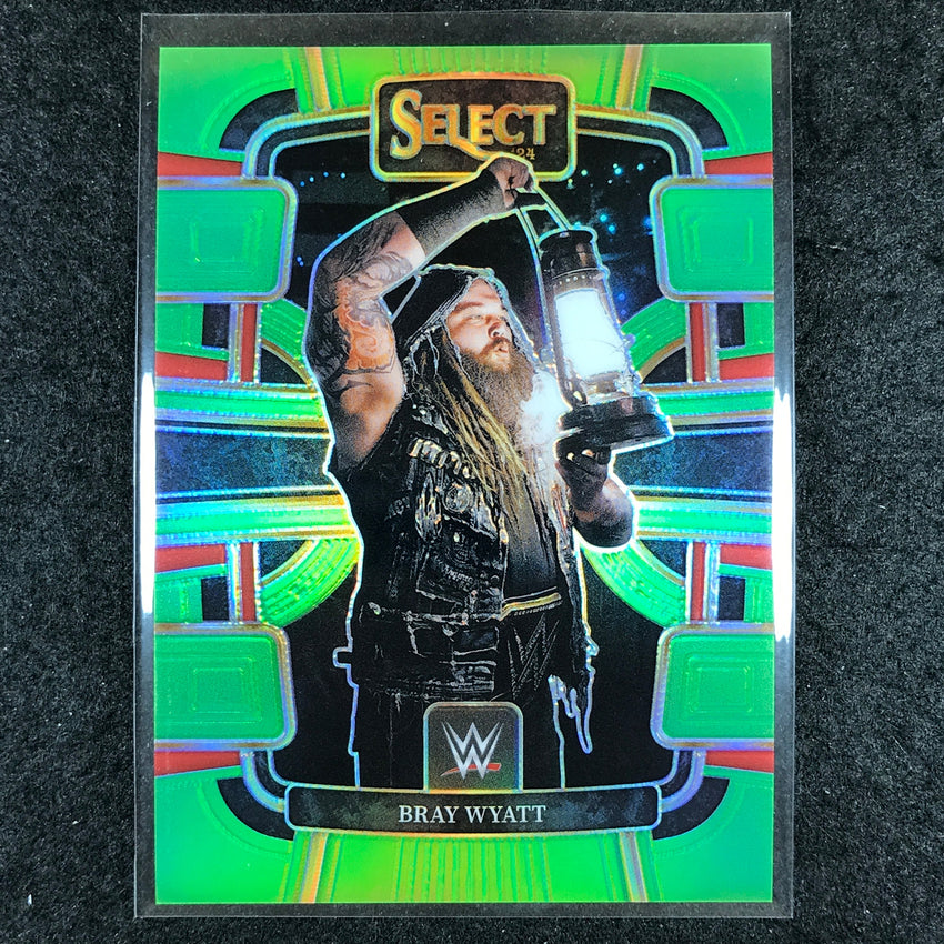 2024 Select WWE BRAY WYATT Concourse Neon Green 48/75 #49