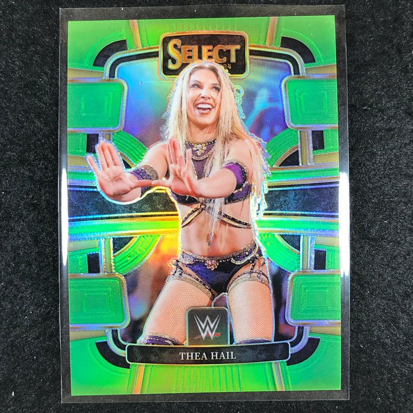 2024 Select WWE THEA HAIL Concourse Neon Green 38/75 #58