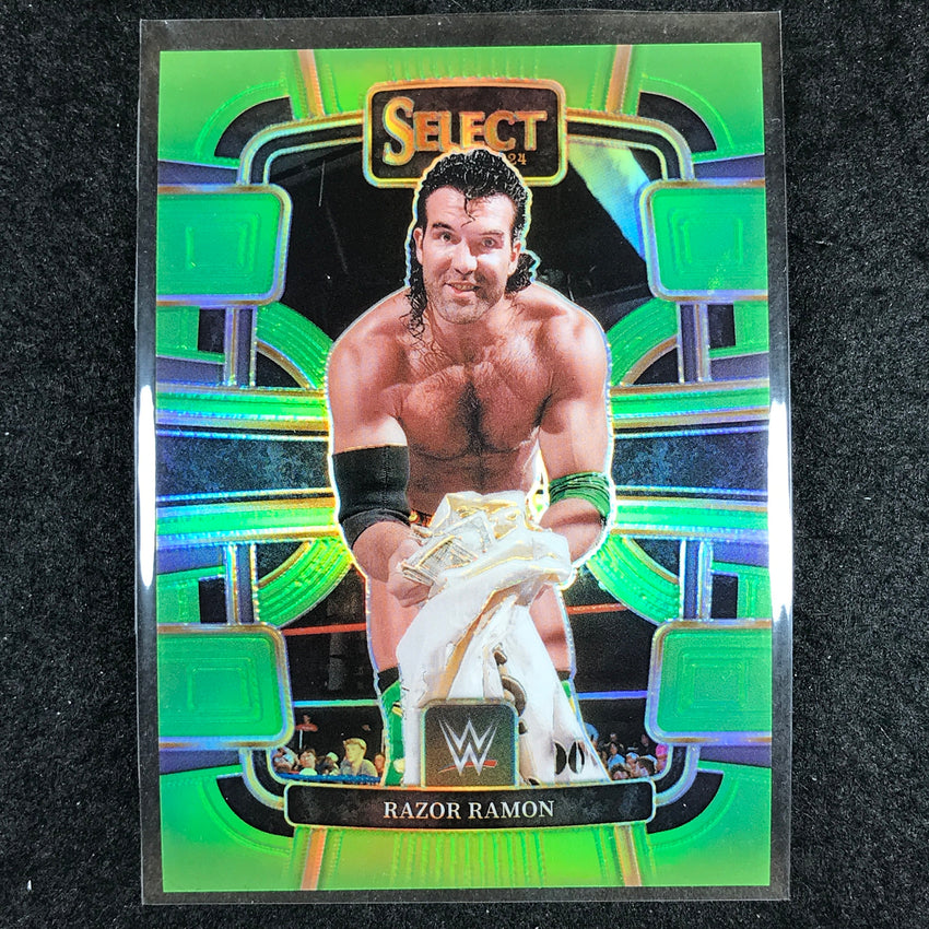 2024 Select WWE RAZOR RAMON Concourse Neon Green 65/75 #83