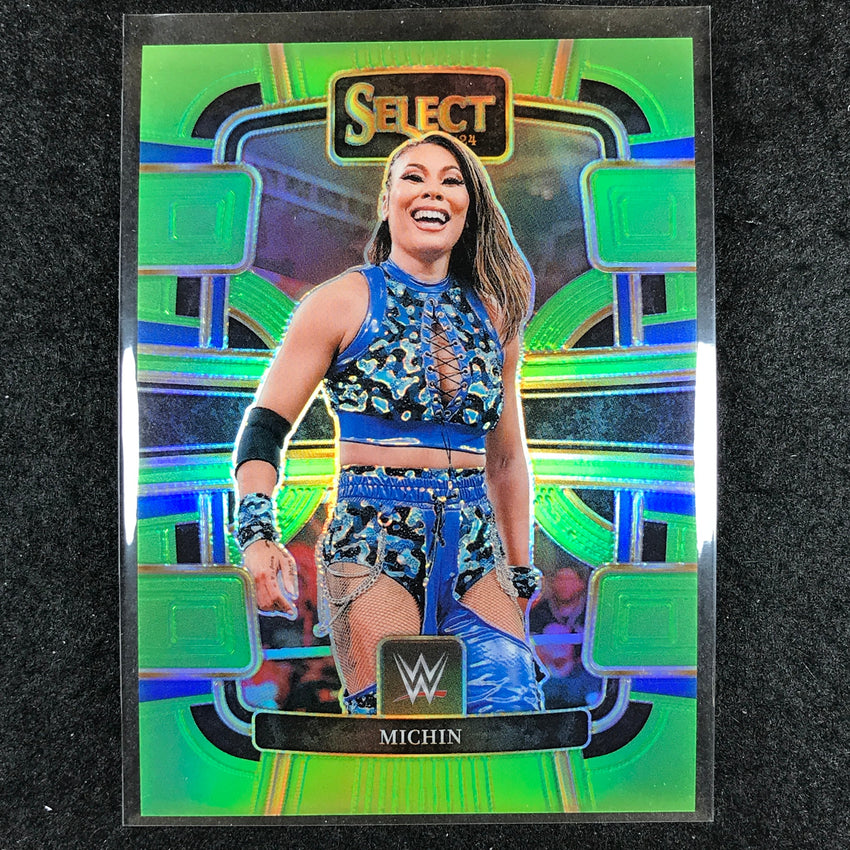 2024 Select WWE MICHIN Concourse Neon Green 24/75 #84