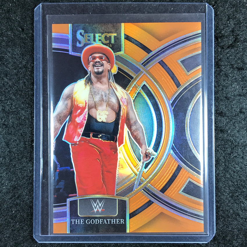 2024 Select WWE THE GODFATHER Premier Level Orange 17/49 #129