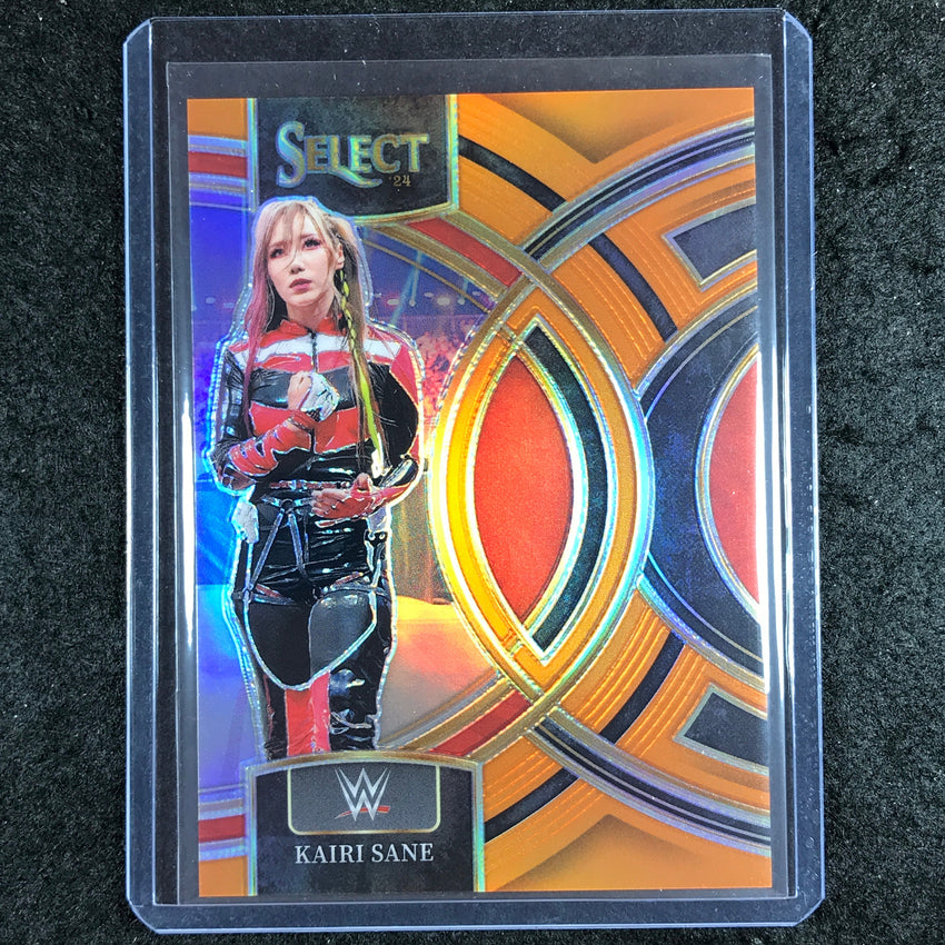 2024 Select WWE KAIRI SANE Premier Level Orange 6/49 #140