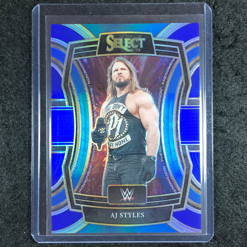 2024 Select WWE AJ STYLES Phenomenon Blue 30/49 #1