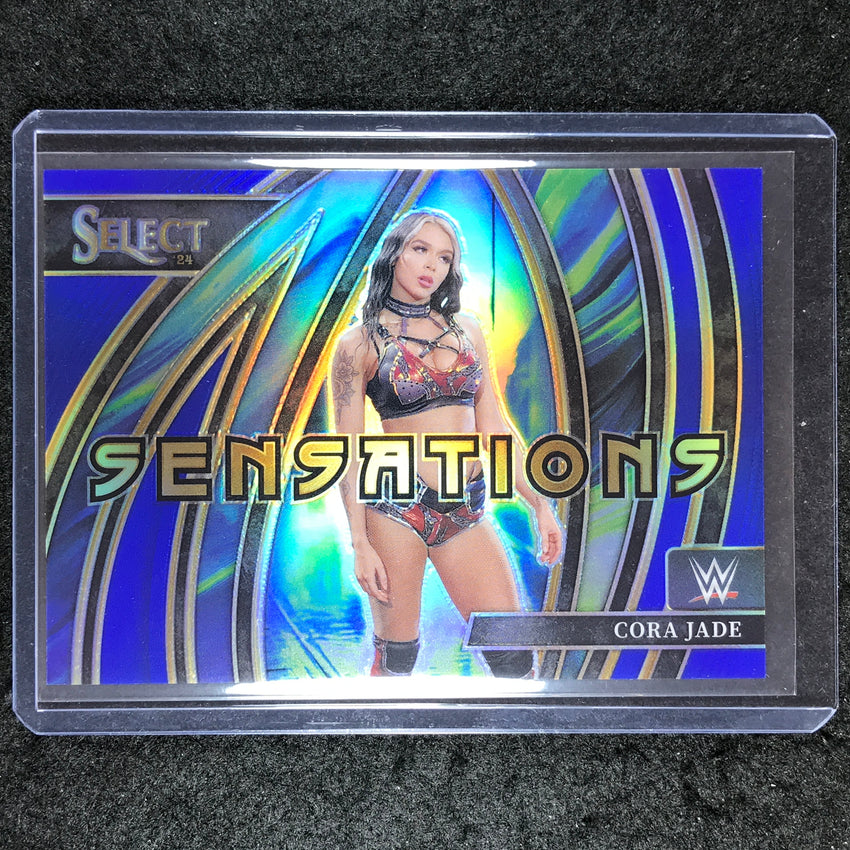 2024 Select WWE CORA JADE Sensations Blue 17/49 #10