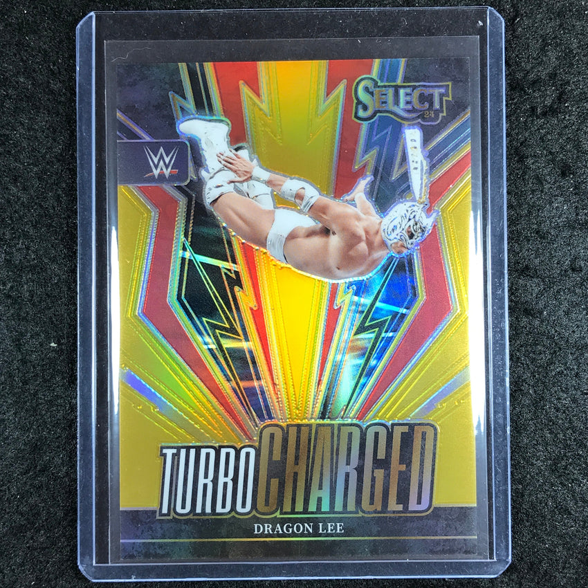 2024 Select WWE DRAGON LEE Turbo Charged Gold 8/10 #5