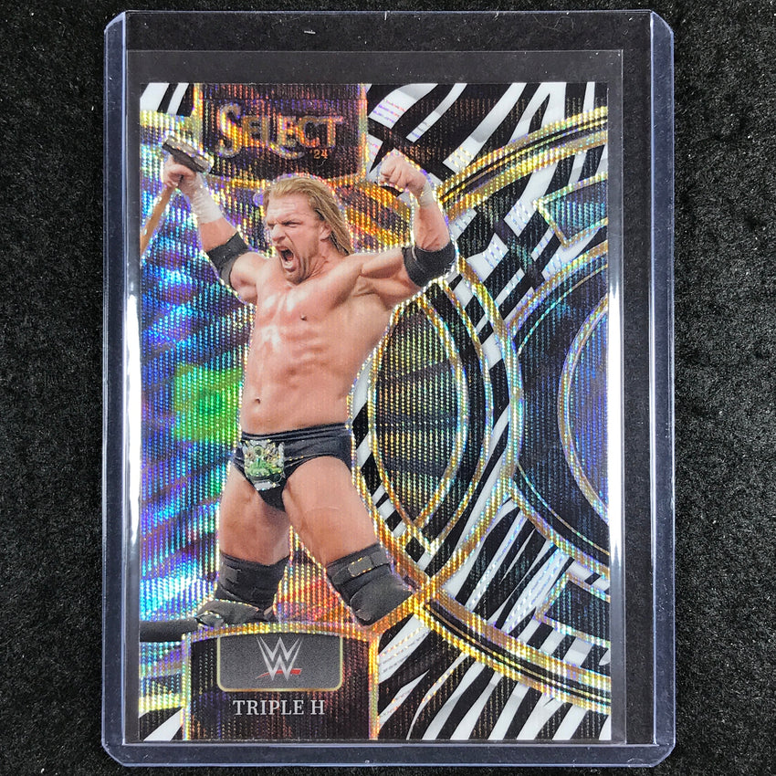2024 Select WWE TRIPLE H Premier Level Zebra SSP #118