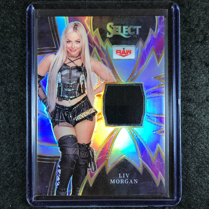 2024 Select WWE LIV MORGAN Sparks Jersey Relic #LVM