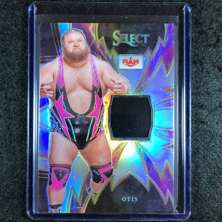 2024 Select WWE OTIS Sparks Jersey Relic #OTS